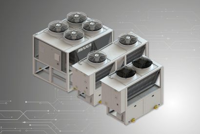 New range of reversible chillers and heat pumps with scroll compressors and R290